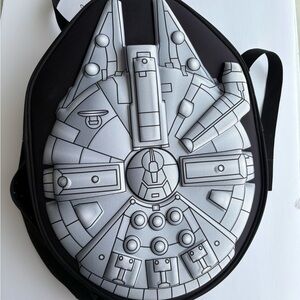 Loungefly Star Wars Millennium Falcon Backpack - Black and Gray